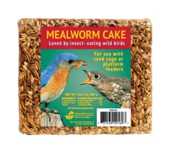 Red River Bluebird Wild Bird Seed Cake Mealworm 20 oz.