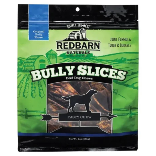 Redbarn Bully Slices All Size Dogs All Ages Rawhide Chips Beef 3 in. L 1 pk