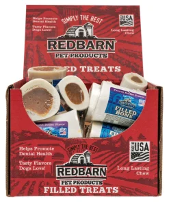 Redbarn Dog Treats Beef and Peanut Butter Bone For Dog 2.5 in. 1 pk (Pack of 20)