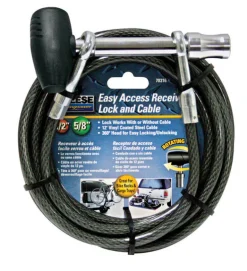 Reese Towpower 2.66 lb. cap. Receiver Lock and Cable