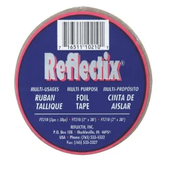 Reflectix 2 in. W x 30 ft. L Reflective Radiant Barrier Foil Tape Insulation Roll 5 sq. ft. (Pack of 6)