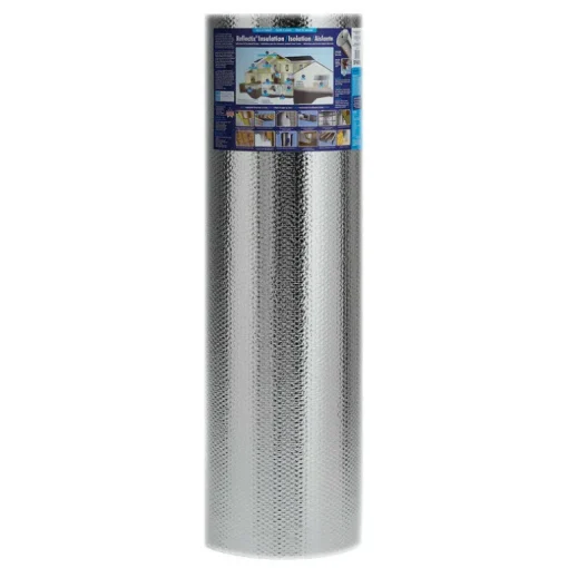 Reflectix 48 in. W X 50 ft. L X 0.3125 in. R-3.7 to R-21 Reflective Radiant Barrier Insulation Roll