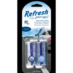 Refresh Your Car! New Car /Cool Breeze Scent Car Vent Clip 0.7 oz Solid