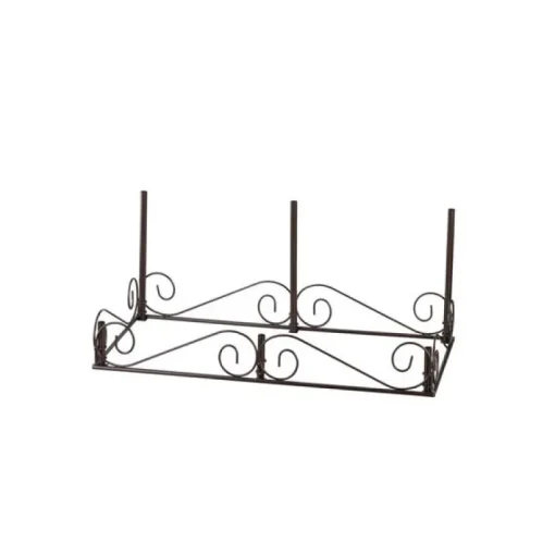 Regal Art & Gift Brown Outdoor Garden Stake Display Rack Metal (Pack of 2)