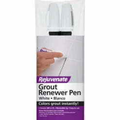 Rejuvenate Indoor Non Toxic White Grout Restorer Marker Pens 160 Linear ft. Coverage