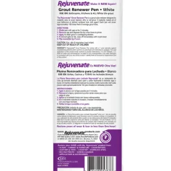 Rejuvenate Indoor Non Toxic White Grout Restorer Marker Pens 160 Linear ft. Coverage