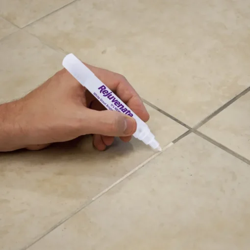 Rejuvenate Indoor Non Toxic White Grout Restorer Marker Pens 160 Linear ft. Coverage