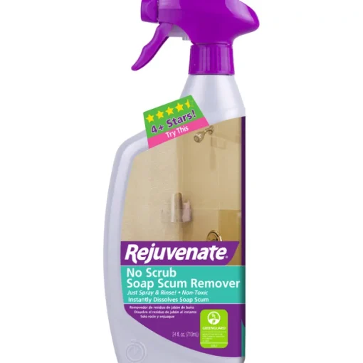 Rejuvenate No Scent Shower and Tile Cleaner 24 oz. Liquid (Pack of 6)