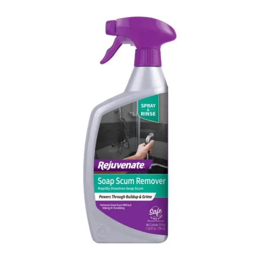 Rejuvenate No Scent Shower and Tile Cleaner 24 oz. Liquid (Pack of 6)