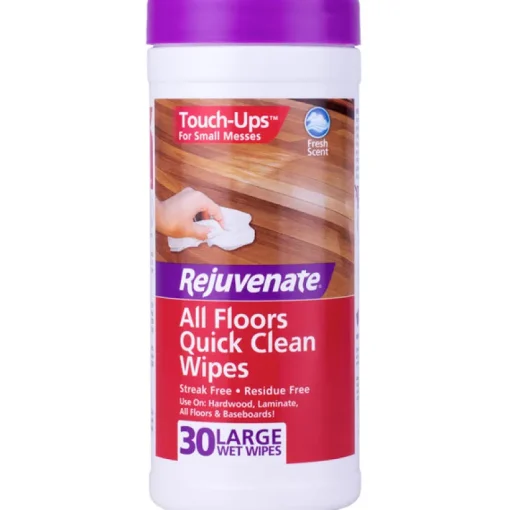 Rejuvenate Plant-Based Pulp Floor & Furniture Cleaning Wipes 8 in. W x 7 in. L 30 pk