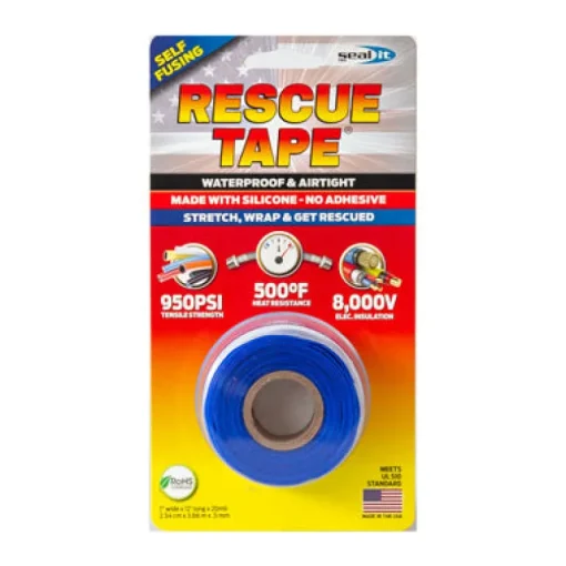 Rescue Tape Blue 1 in. W X 12 ft. L Silicone Tape