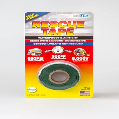 Rescue Tape Green 1 in. W X 12 ft. L Silicone Tape