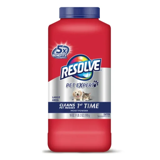 Resolve Pet Formula Carpet Cleaner Moist Powder 18 oz.