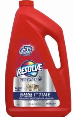 Resolve Steam Unscented Scent Carpet Cleaner 48 oz Liquid Concentrated