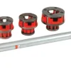 Ridgid Alloy Steel SAE Ratchet Threader Set 1/2 in.-1 in. NPT 5 pc