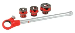 Ridgid Alloy Steel SAE Ratchet Threader Set 1/2 in.-1 in. NPT 5 pc