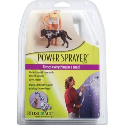 Rinse Ace Polished ABS 2.5 GPM 1-Setting Portable Handheld Shower Sprayer 1/2 in. Connection