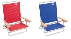 Rio Brands 5 position Beach Chair (Pack of 4)