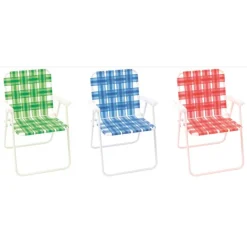 Rio Brands Folding Web Chair (Pack of 6)
