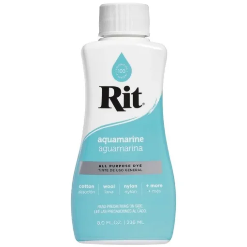 Rit 88240 8 Oz Aquamarine Liquid Dye (Pack of 12)
