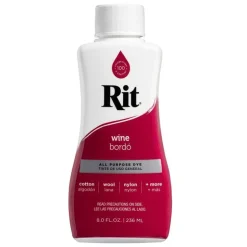 Rit 88100 8 Oz Wine Liquid Dye (Pack of 12)