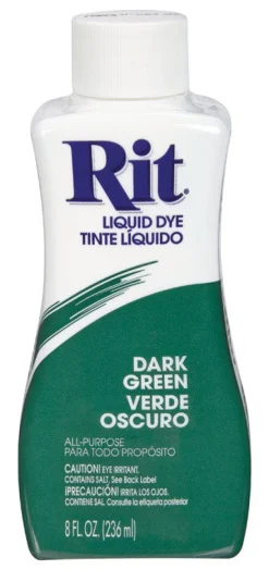 Rit 8 oz. Dark Green For Fabric Dye (Pack of 3)