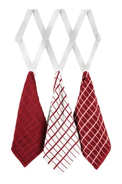 Ritz Paprika Cotton Kitchen Towel 3 pk (Pack of 3)