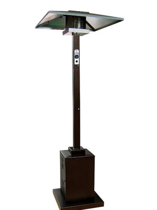 Rta International Patio Heater Commercial 41000 Btu 92 " Tall Hammered Gold