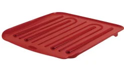 Rubbermaid 1.3 in. H x 15.3 in. W x 14.3 in. L Plastic Dish Drainer Red