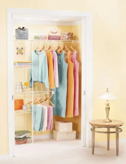 Rubbermaid 41 in. H x 13.5 in. W x 2.3 in. L Steel Wardrobe Organizer 1 pk