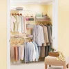 Rubbermaid 49.1 in. H x 13.8 in. W x 2.8 in. L Steel Wardrobe Organizer 1 pk