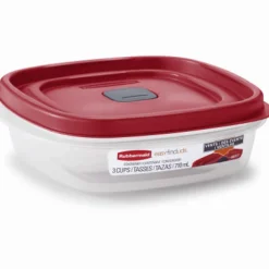 Rubbermaid 3 cups Clear Food Storage Container 1 pk