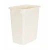 Rubbermaid 5.25 gal Bisque Plastic Wastebasket