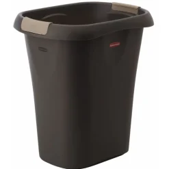 Rubbermaid 5.25 gal. Black Open Top Wastebasket (Pack of 6)