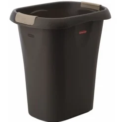 Rubbermaid 5.25 gal. Black Open Top Wastebasket (Pack of 6)