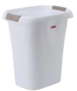 Rubbermaid 5.25 gal. White Open Top Wastebasket (Pack of 6)