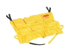 Rubbermaid 20.5 in. H Vinyl Bag 12 pocket Yellow 1 pc