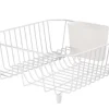 Rubbermaid 5.3 in. H x 12.4 in. W x 14.3 in. L Steel Dish Drainer White (Pack of 6)