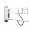 Rubbermaid 4.25 in. H X 1.125 in. W X 1.87 in. L Metal Free Slide Fast Set Wall/End Bracket