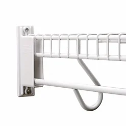 Rubbermaid 4.25 in. H X 1.125 in. W X 1.87 in. L Metal Free Slide Fast Set Wall/End Bracket