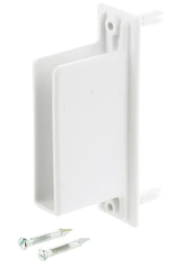 Rubbermaid 4.25 in. H X 1.125 in. W X 1.87 in. L Metal Free Slide Fast Set Wall/End Bracket