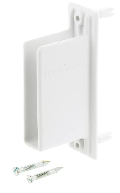Rubbermaid 4.25 in. H X 1.125 in. W X 1.87 in. L Metal Free Slide Fast Set Wall/End Bracket