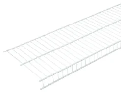 Rubbermaid 96 in. H x 12 in. W x 1.9 in. L Steel Linen Shelf 1 each (Pack of 6)