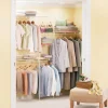 Rubbermaid 49.1 in. H X 13.8 in. W X 2.8 in. L Steel Wardrobe Organizer