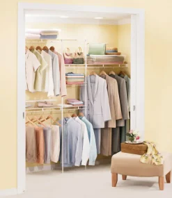 Rubbermaid 49.1 in. H X 13.8 in. W X 2.8 in. L Steel Wardrobe Organizer