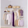 Rubbermaid 49.2 in. H X 13.25 in. W X 2.6 in. L Steel Closet Kit