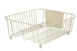 Rubbermaid 5.3 in. H x 12.4 in. W x 14.3 in. L Steel Dish Drainer Bisque (Pack of 6)