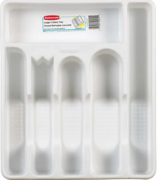 Rubbermaid 1.75 in. H X 11.5 in. W X 13.5 in. D Plastic Cutlery Tray