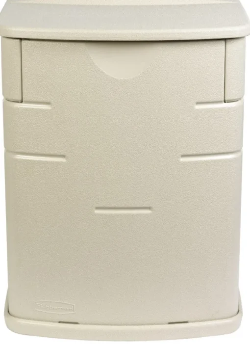 Rubbermaid 6 in. W Sandstone Resin Deck Box 2.6 gal