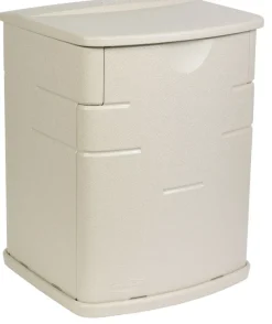 Rubbermaid 6 in. W Sandstone Resin Deck Box 2.6 gal